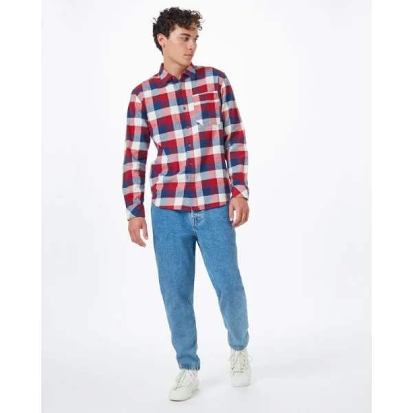 REMISE allant Promo 😍 Tentree Benson Flannel 👚 Shirt – Chemise homme 🔥 4