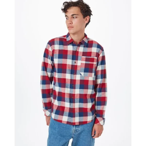 REMISE allant Promo 😍 Tentree Benson Flannel 👚 Shirt – Chemise homme 🔥 1