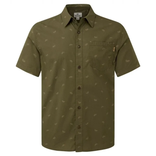 boutique en ligne france Le moins cher 🔔 Tentree Bike Around Shortsleeve 👕 Shirt – Chemise homme 🔥 3