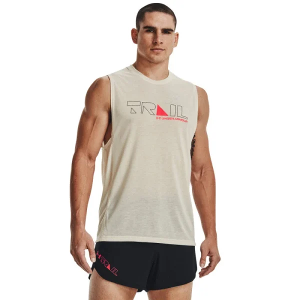 magasin en ligne Vente flash 👏 Under Armour UA Run Trail Tank – Débardeur homme 🛒 4